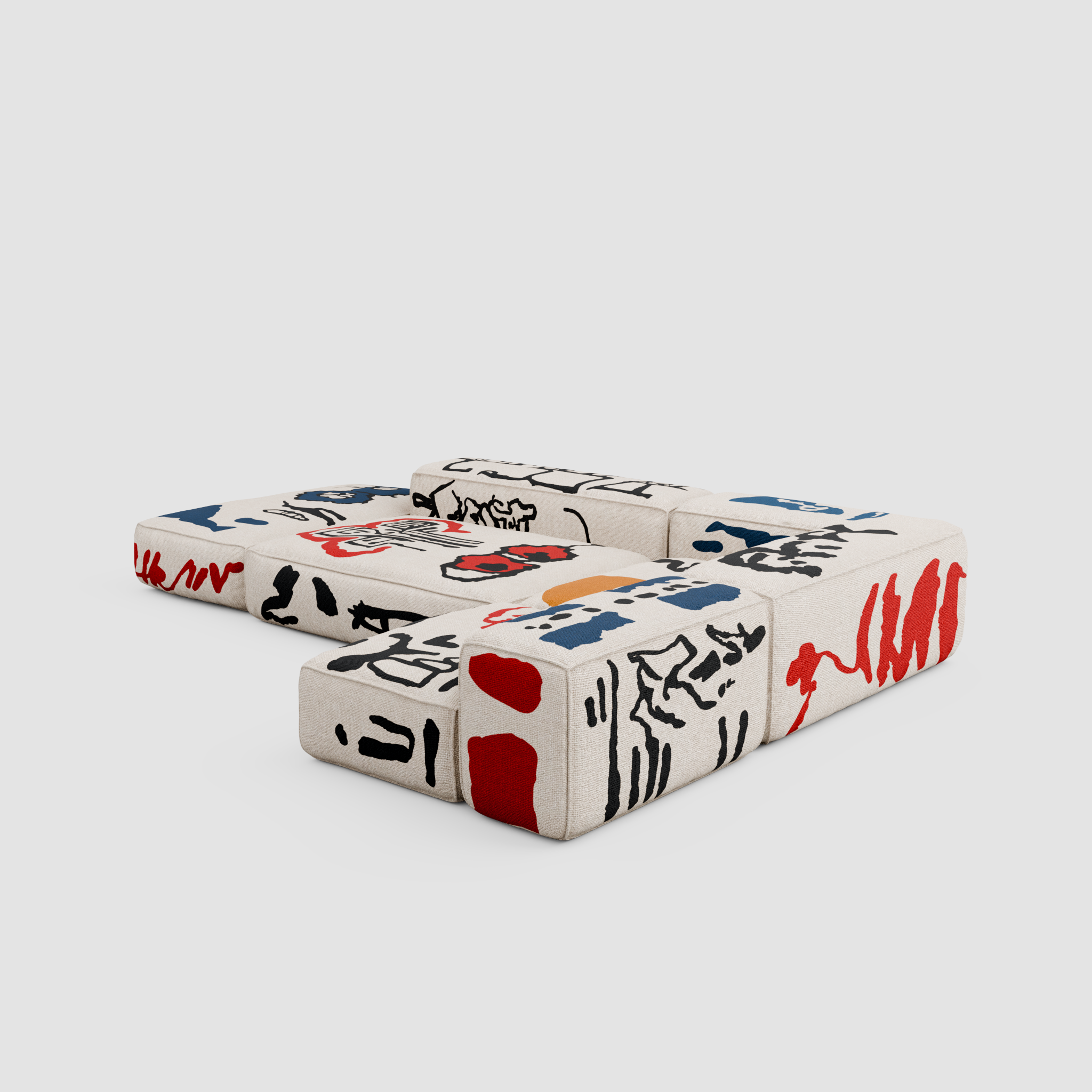 RAW CODE Modular Sofa: Architecture of the Urban Canvas