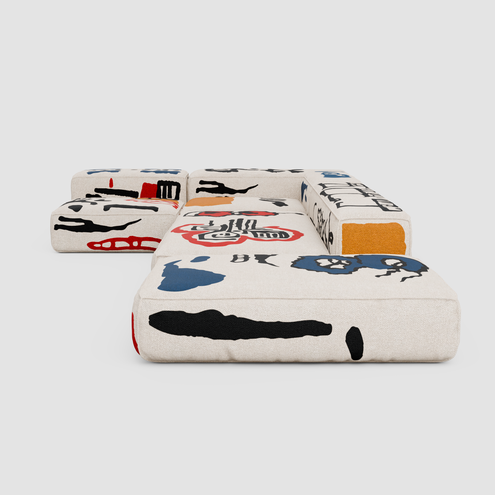 RAW CODE Modular Sofa: Architecture of the Urban Canvas