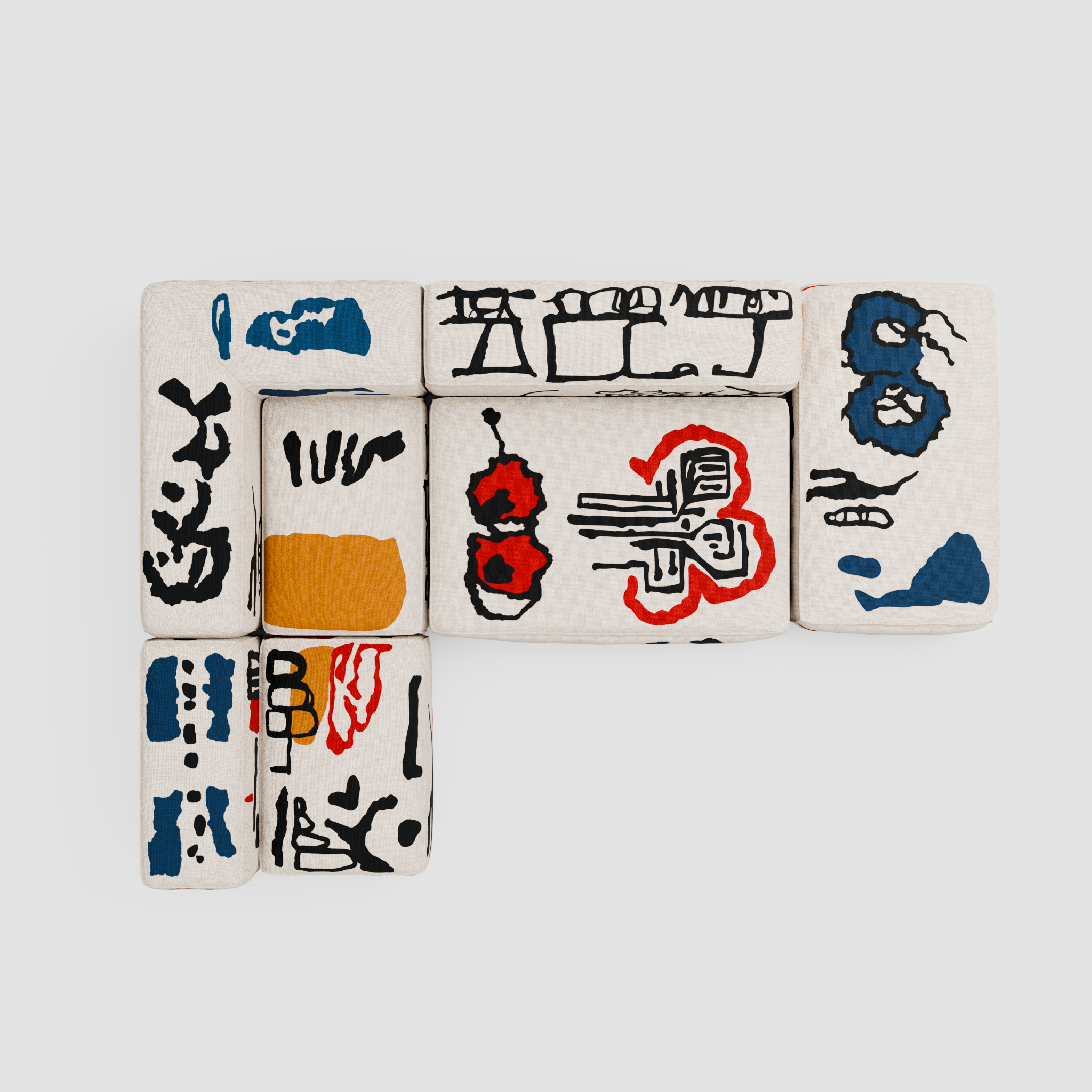 RAW CODE Modular Sofa: Architecture of the Urban Canvas