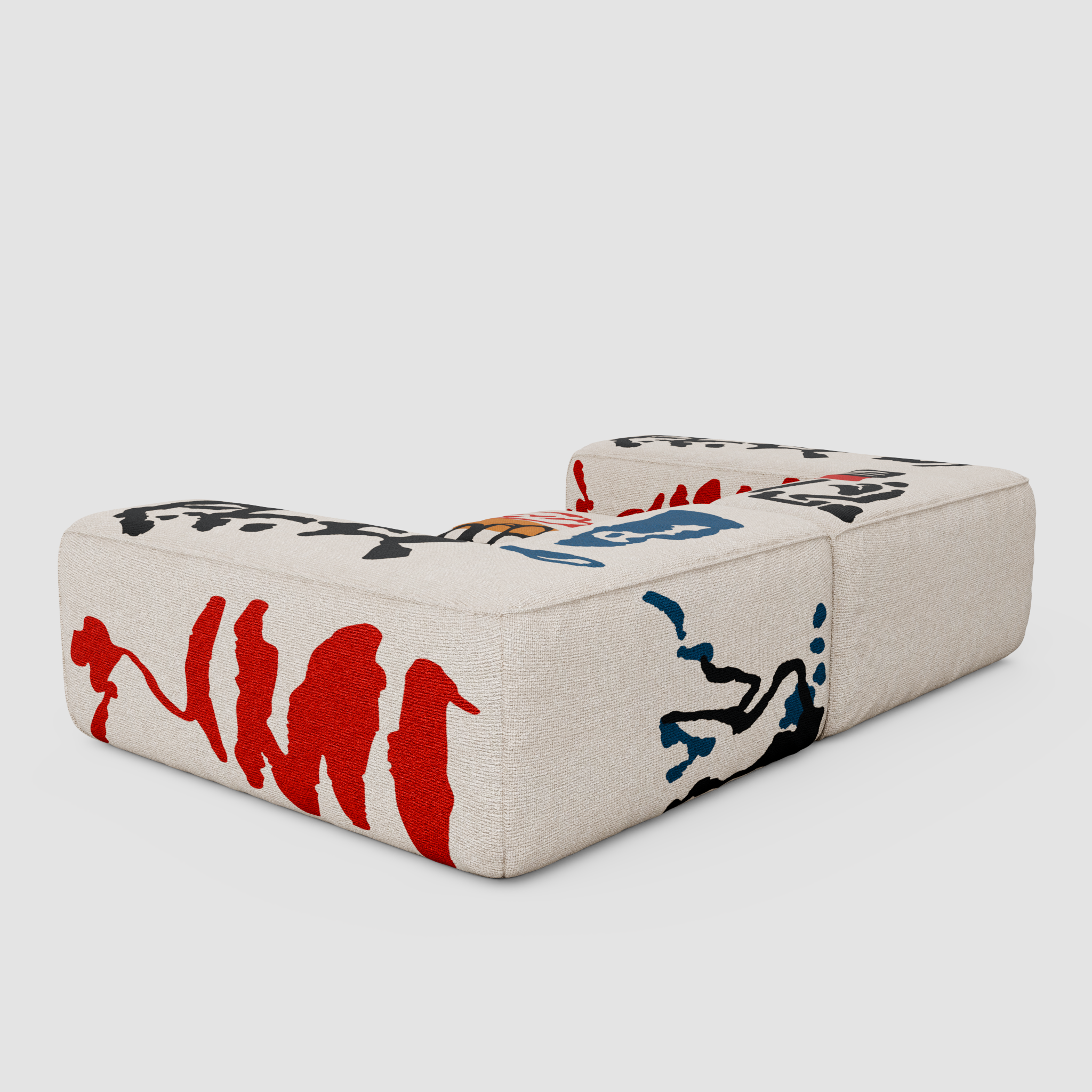 RAW CODE Sofa (Tête-à-Tête): A Dialogue of Forms