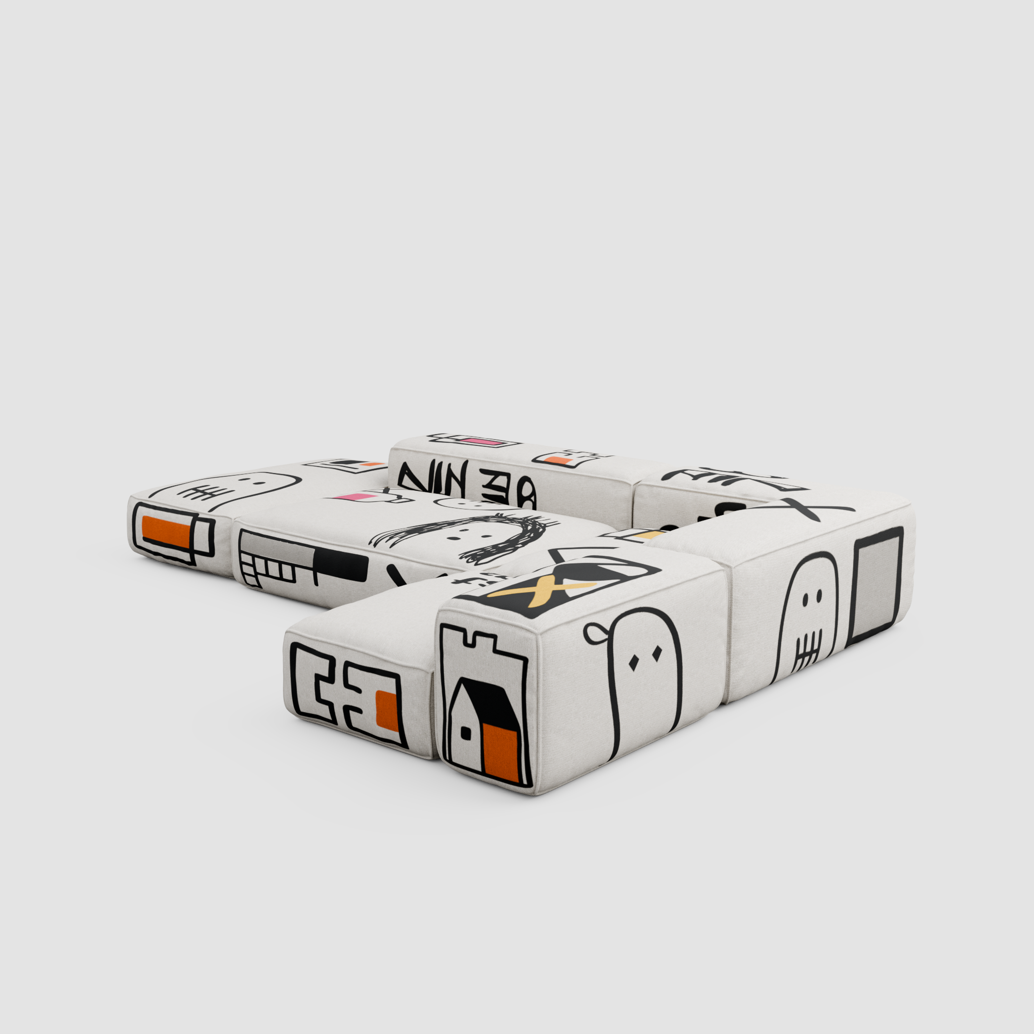 RAW NOVA Modular Sofa: Architecture of the Urban Canvas