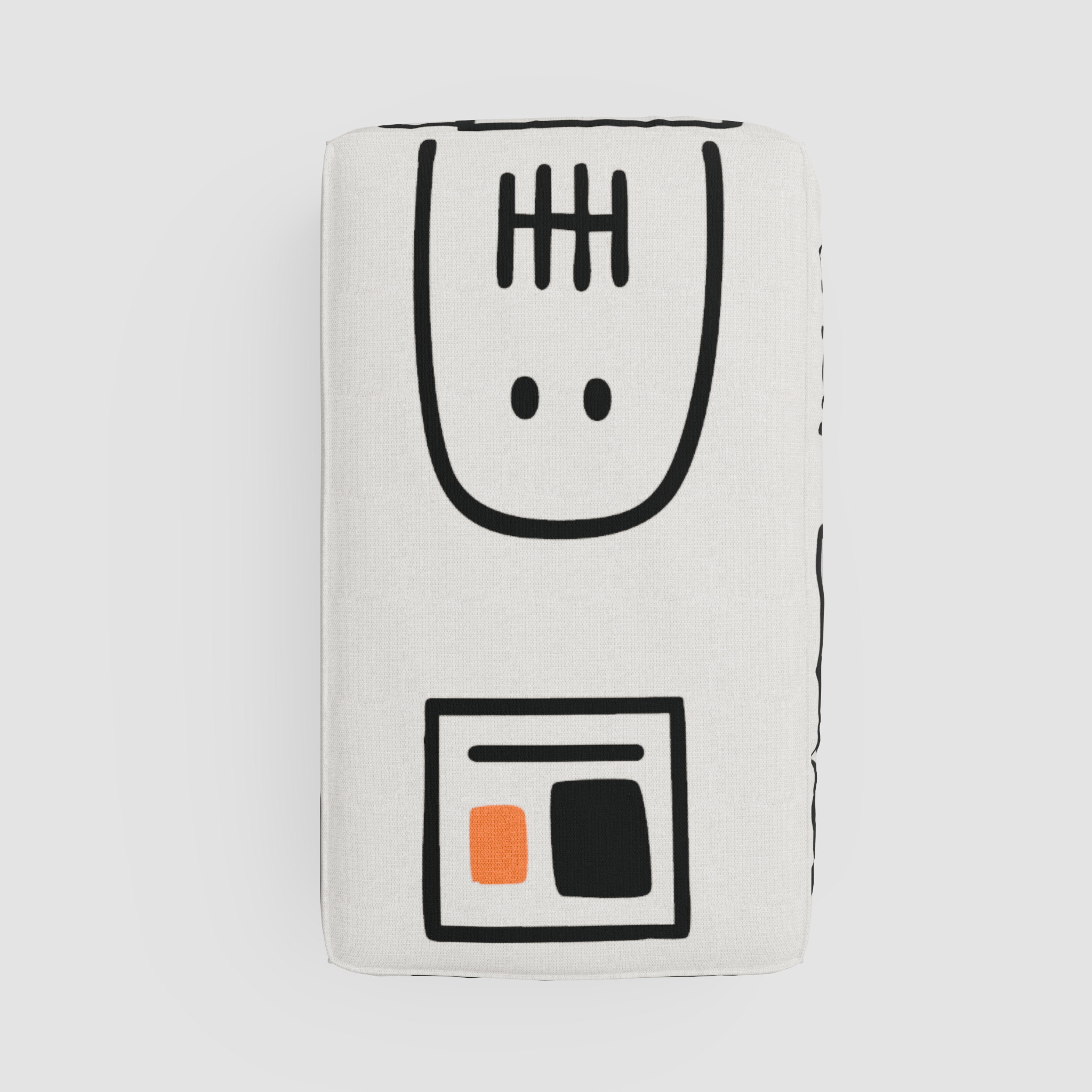 RAW NOVA Pouf: Standalone Art Object