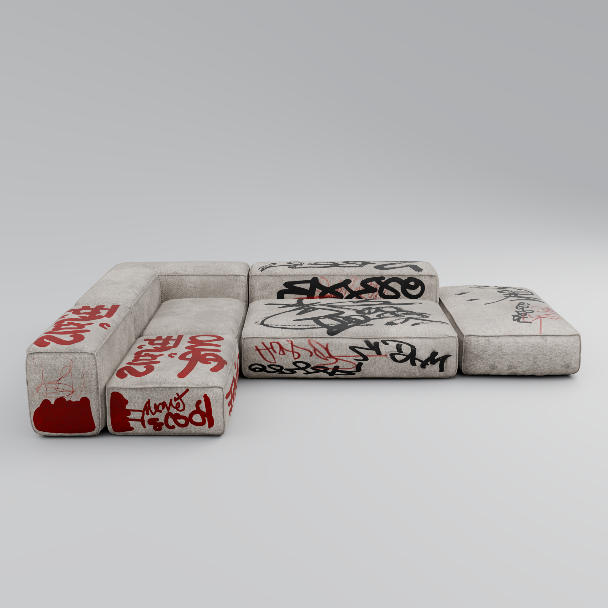 RAW Modular Sofa: Architecture of the Urban Canvas