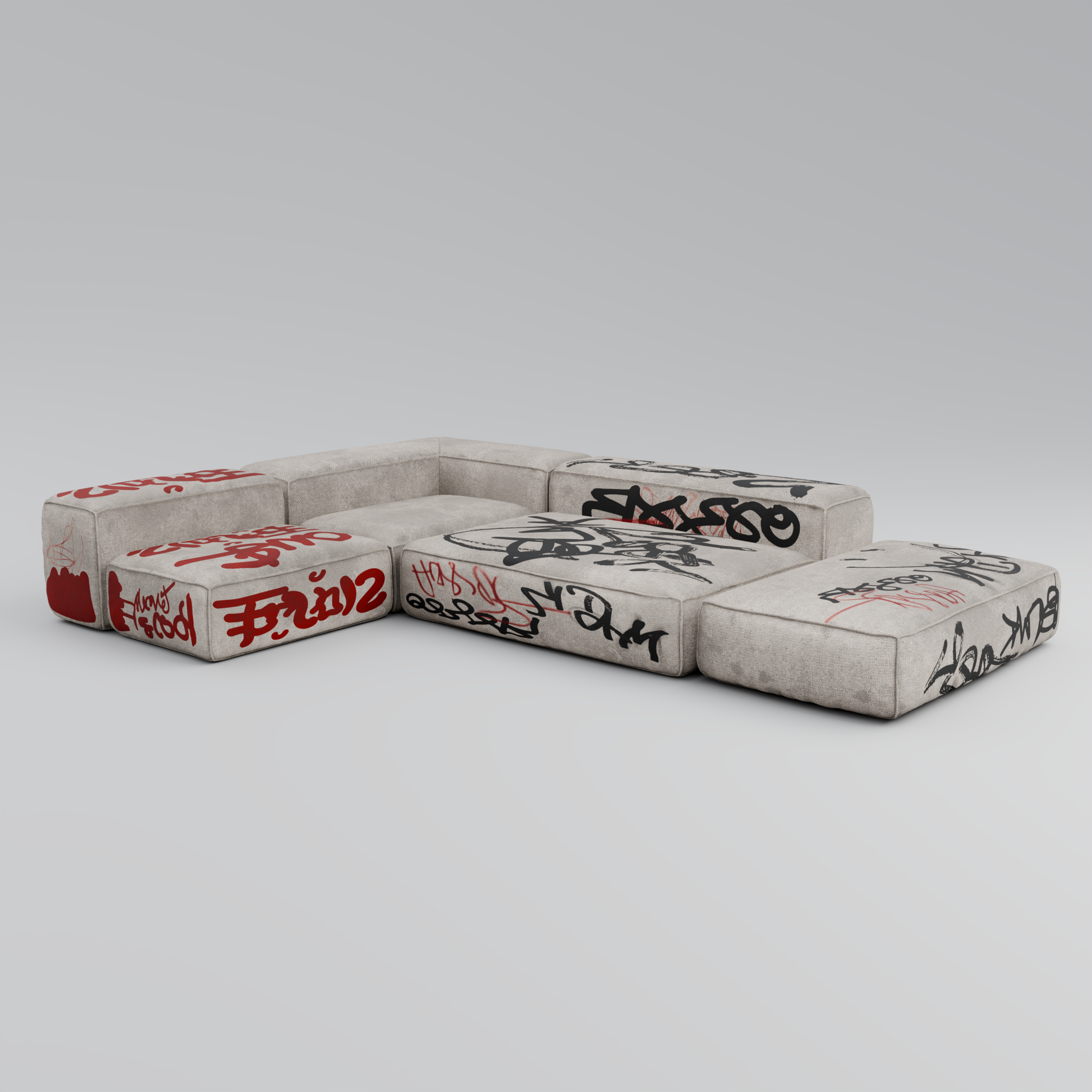 RAW Modular Sofa: Architecture of the Urban Canvas