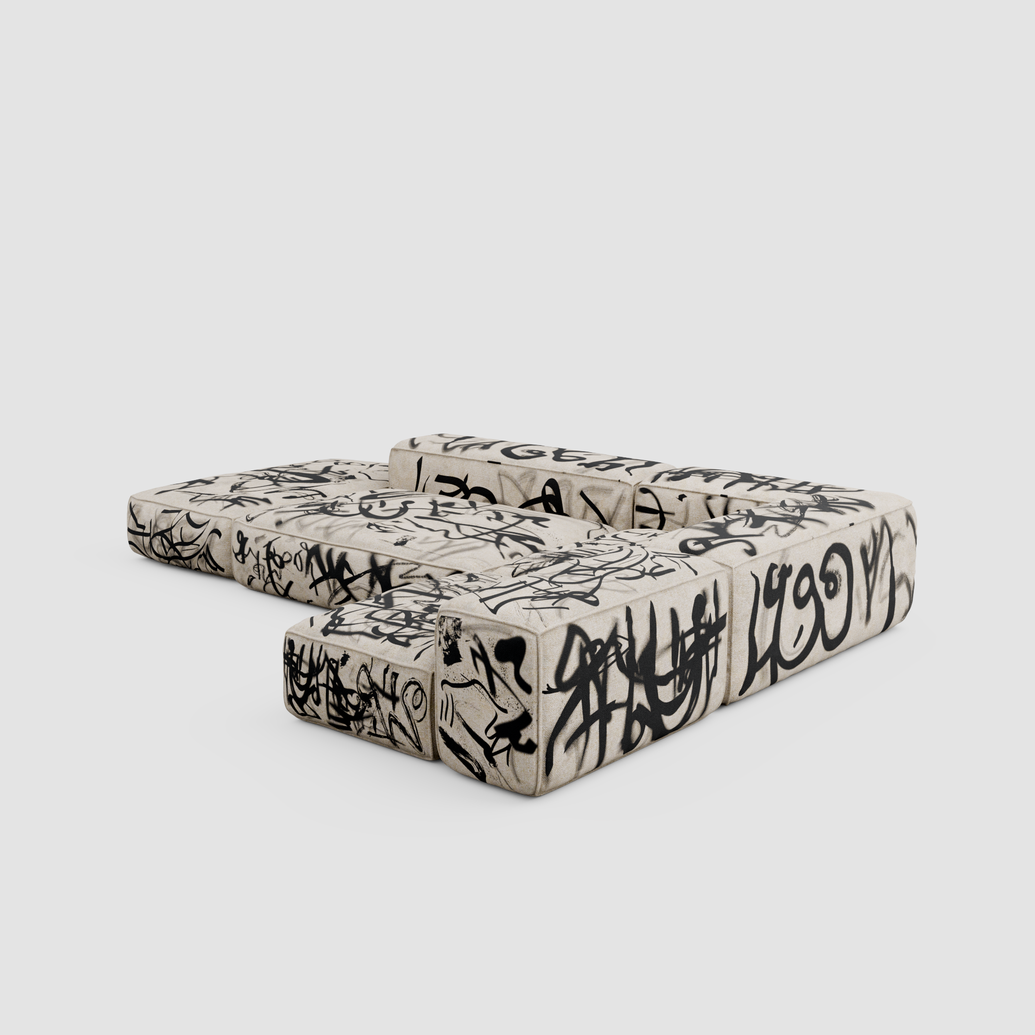 RAW TAG Modular Sofa: Architecture of the Urban Canvas