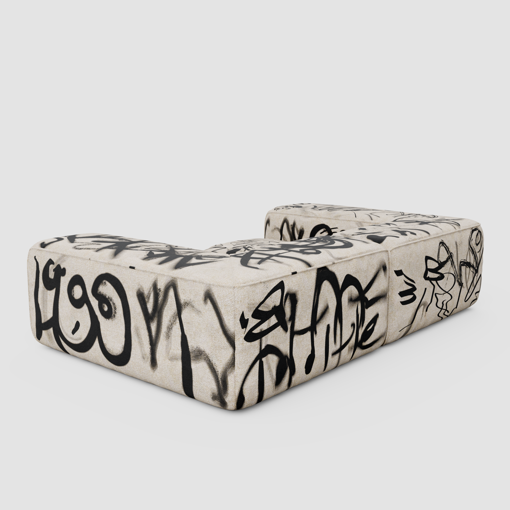 RAW TAG Sofa (Tête-à-Tête): A Dialogue of Forms
