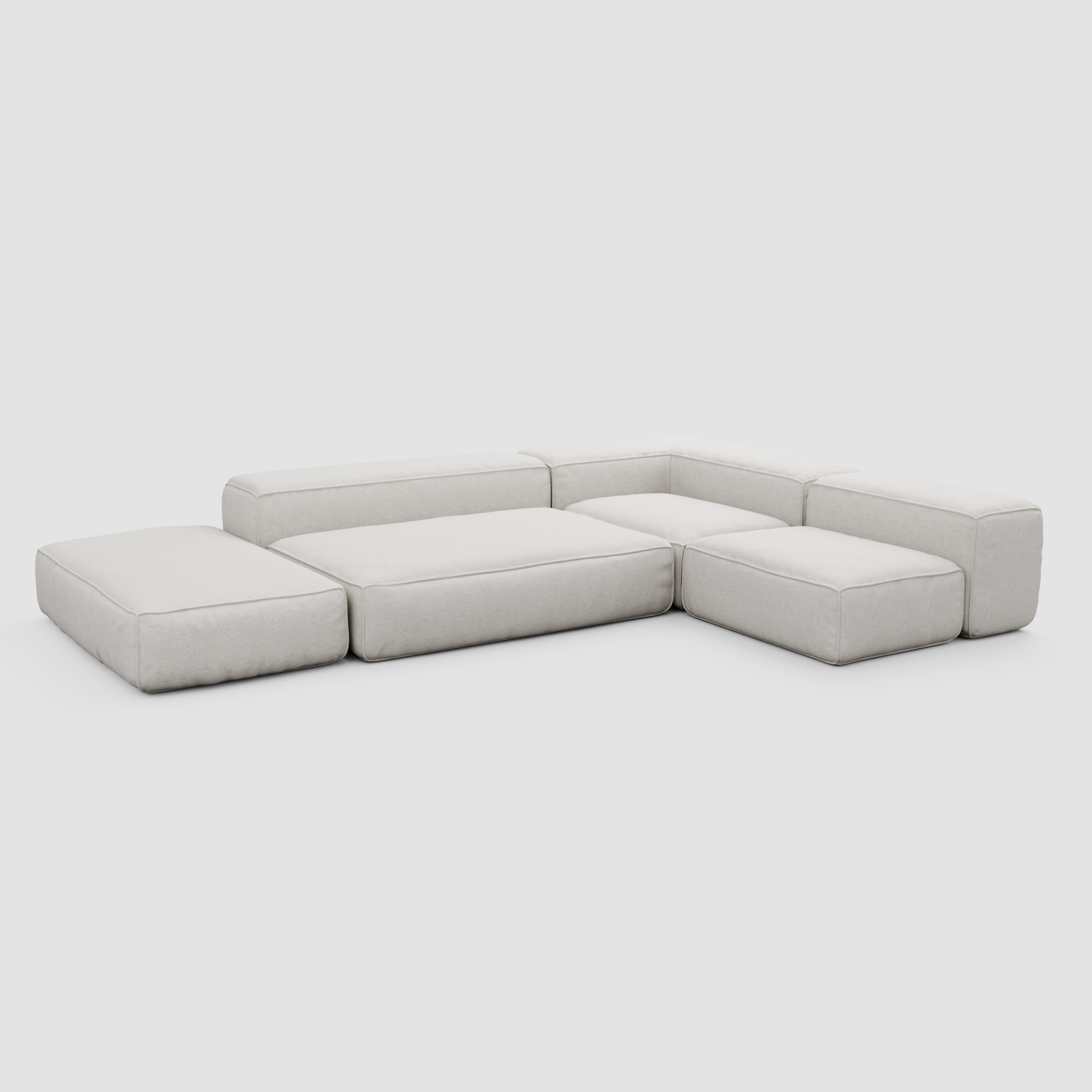 RAW VANDAL Modular Sofa: Architecture of the Urban Canvas