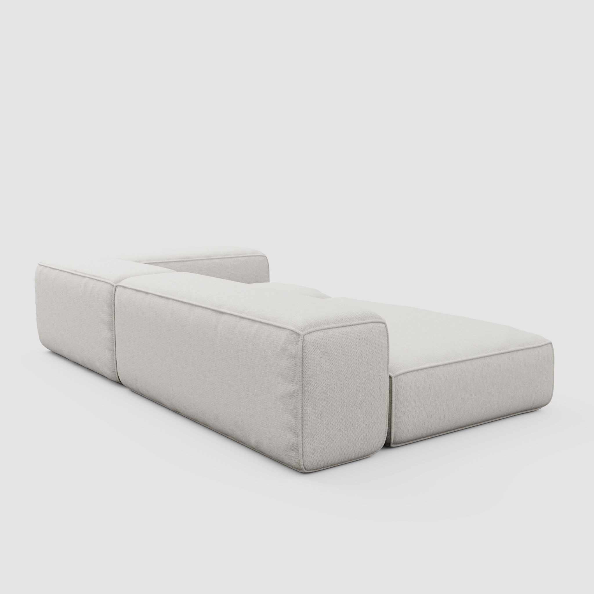 RAW TRACE Chaise Sofa (Duo): Urban Relaxation for Two