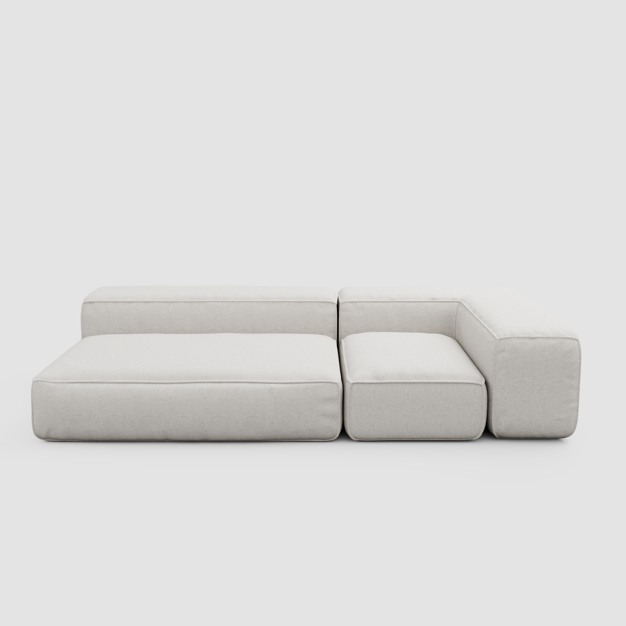 RAW SKETCH Chaise Sofa (Duo): Urban Relaxation for Two