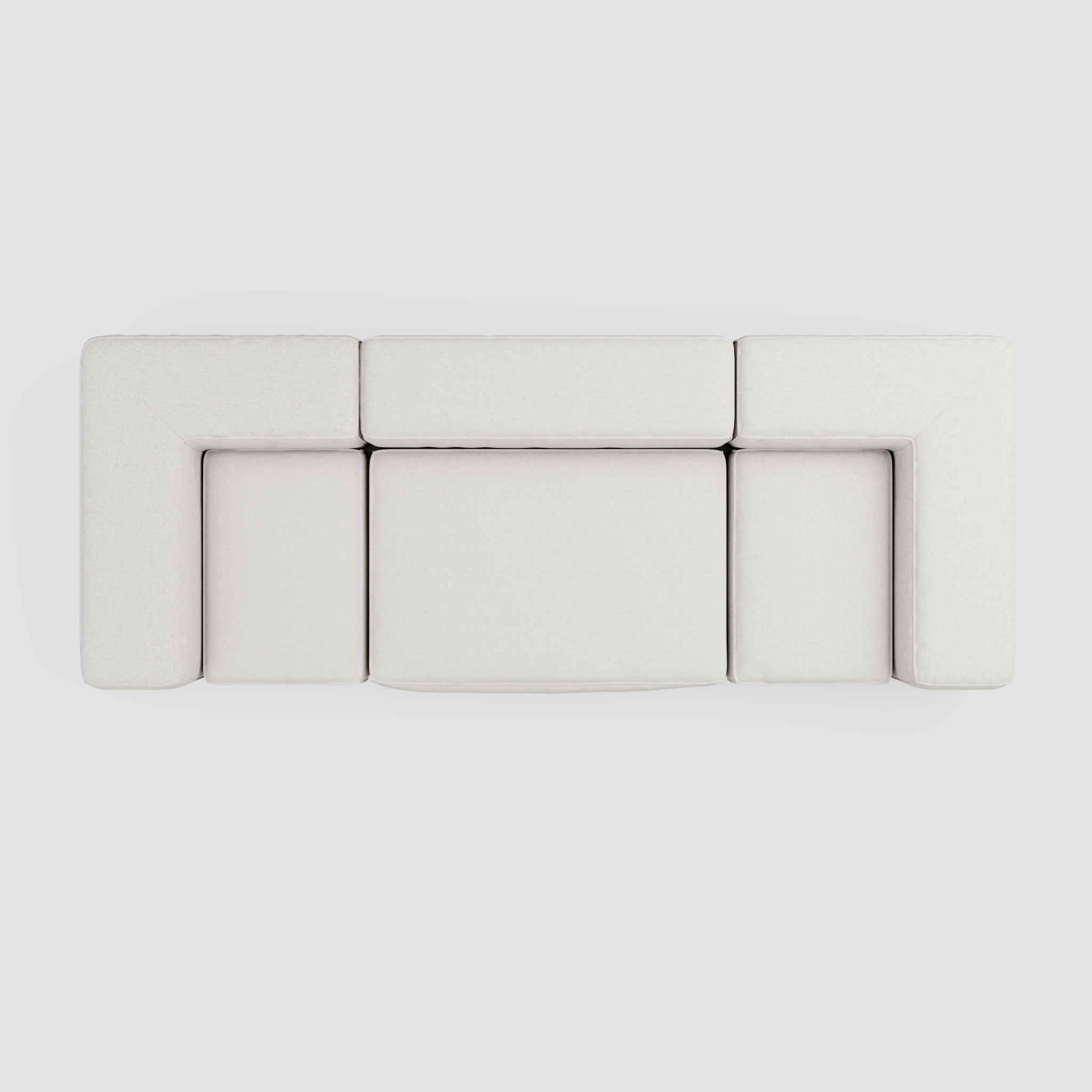 RAW TAG Linear Sofa (Trio): Urban Perspective