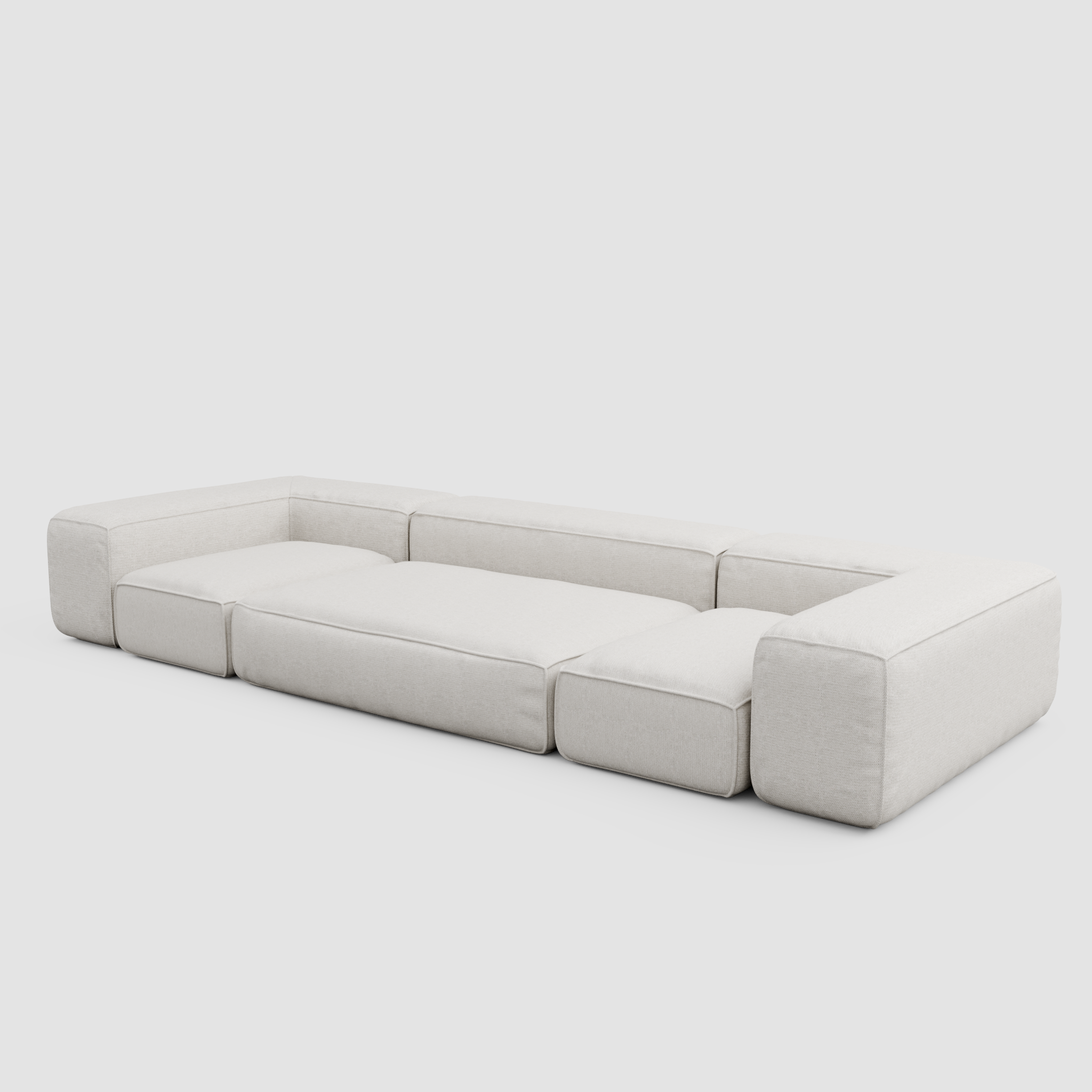 RAW TAG Linear Sofa (Trio): Urban Perspective