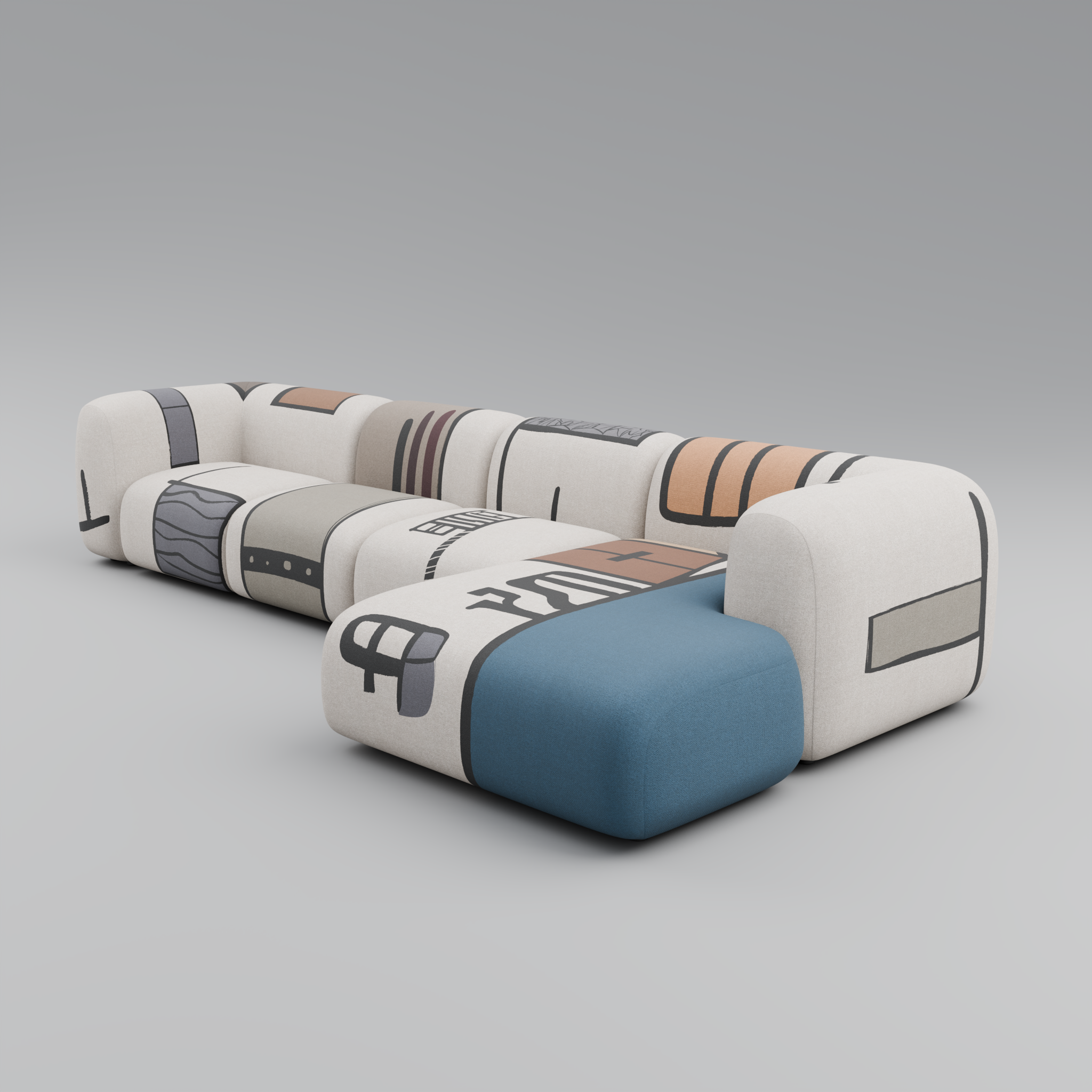 SKETCH Modular Sofa: An Outline of Your Perfect Space