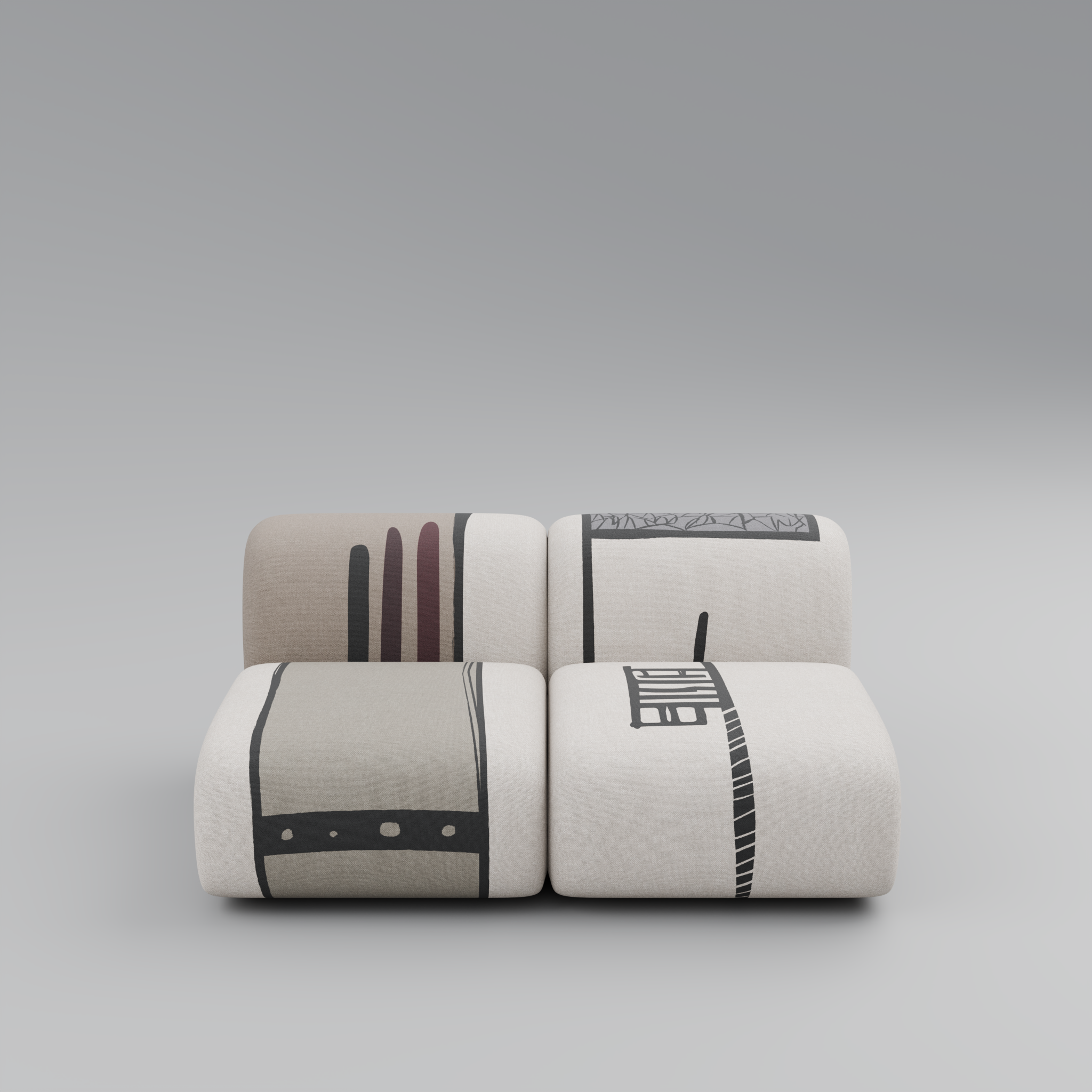 SKETCH Sofa (Duo): The Minimalist Canvas