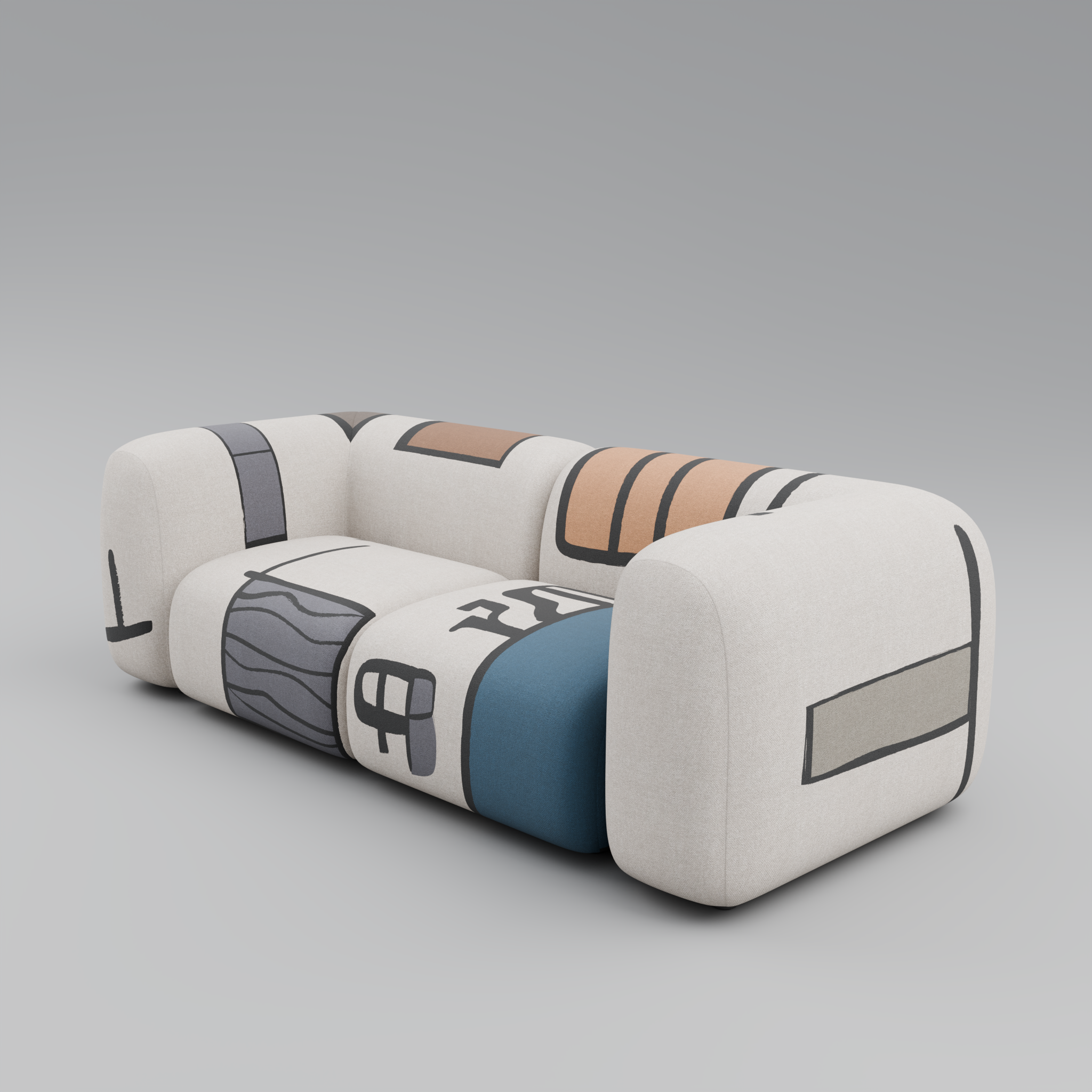 SKETCH Sofa (Cocoon): The Cozy Art Object
