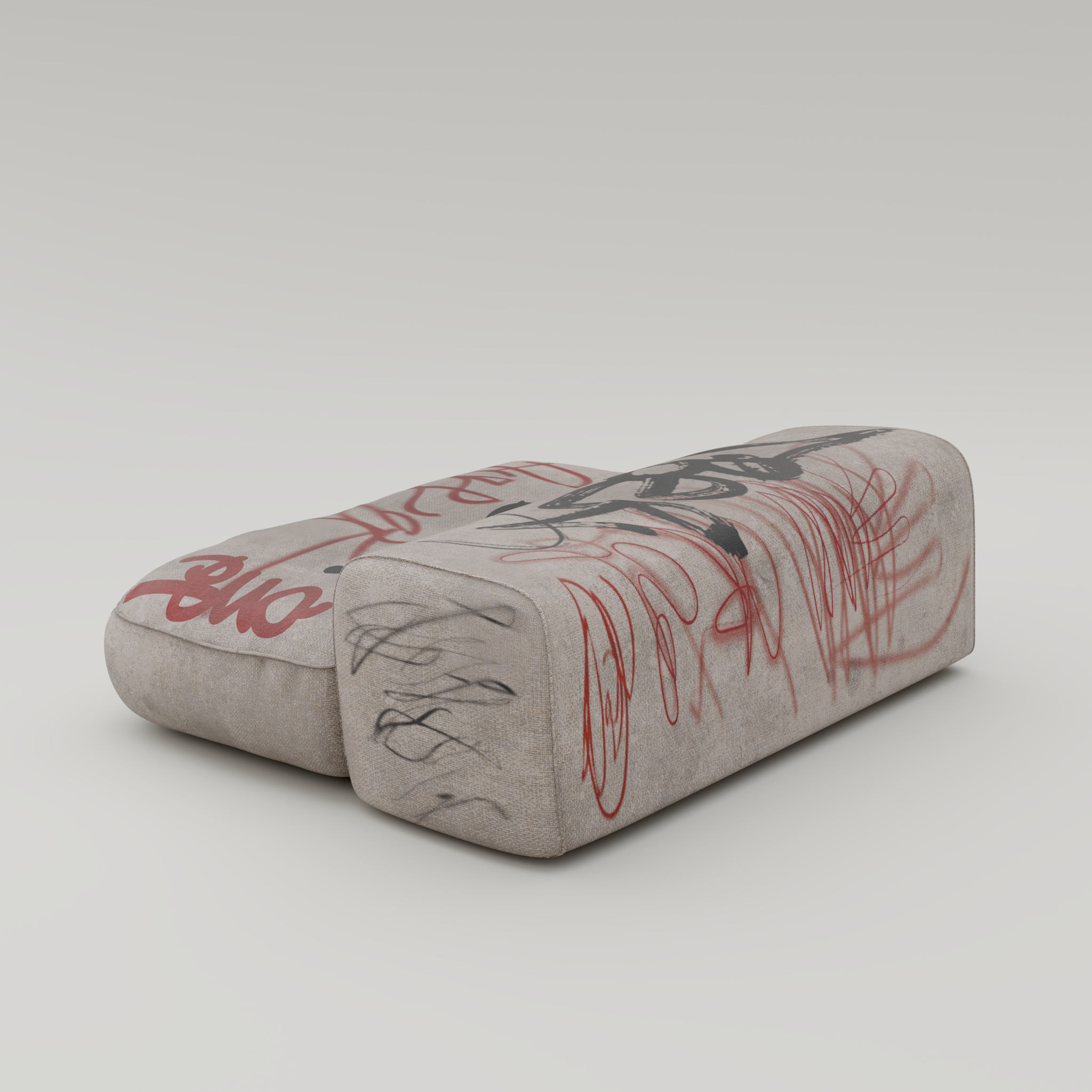 TRACE  RAW - Modular Sofa "Seater Module"
