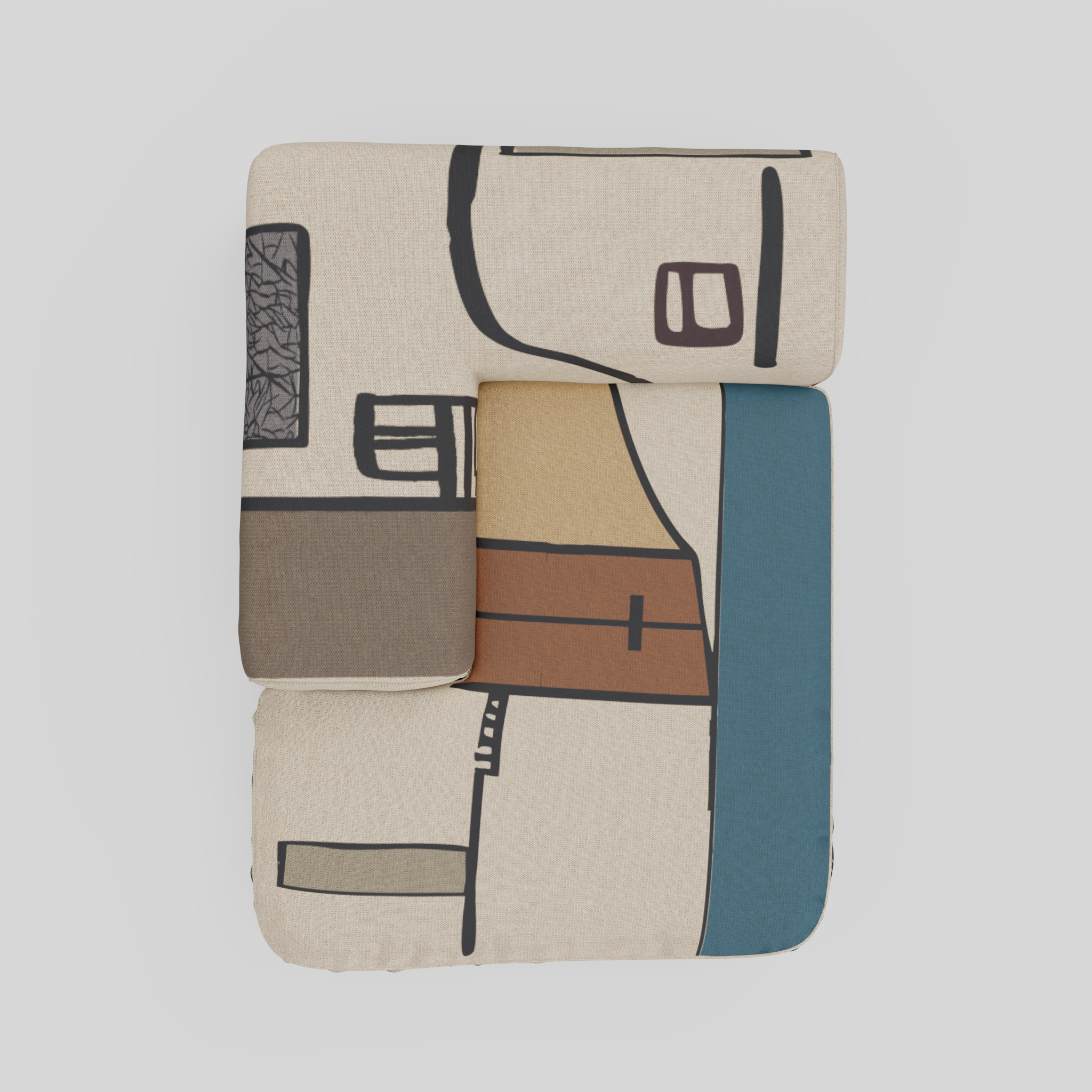 TRACE SKETCH - Modular Sofa "Corner Module"