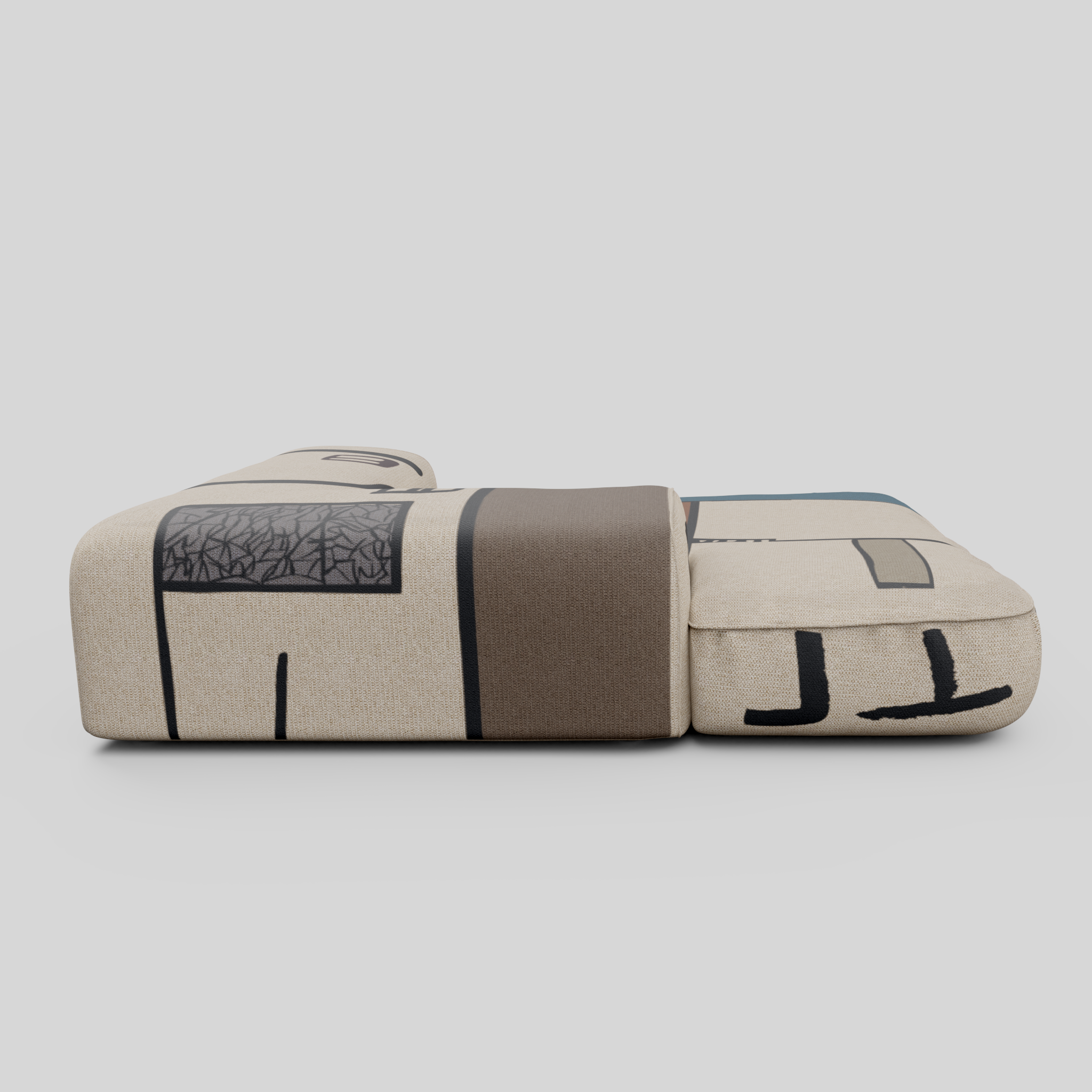 TRACE SKETCH - Modular Sofa "Corner Module"