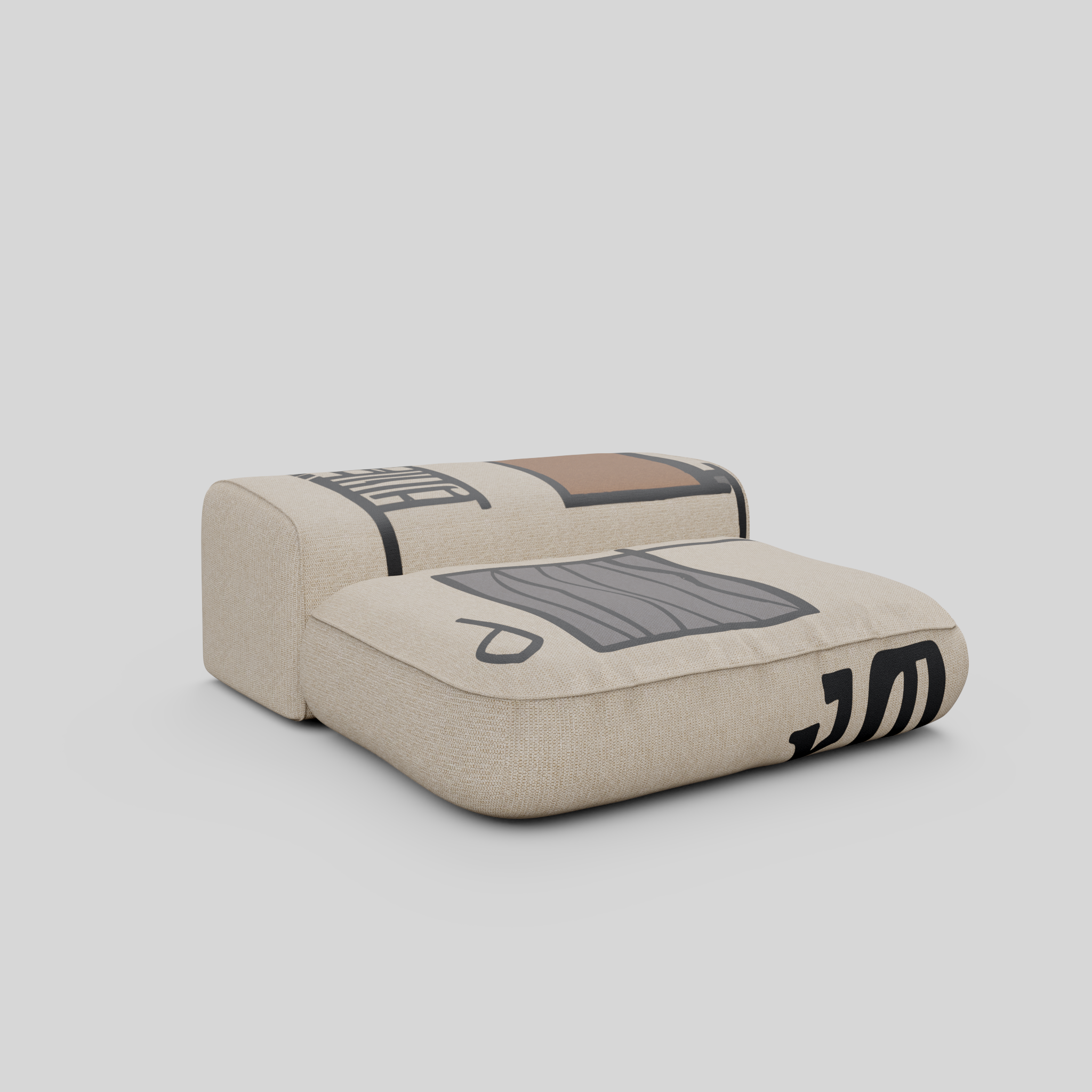 TRACE SKETCH - Modular Sofa "Seater Module"