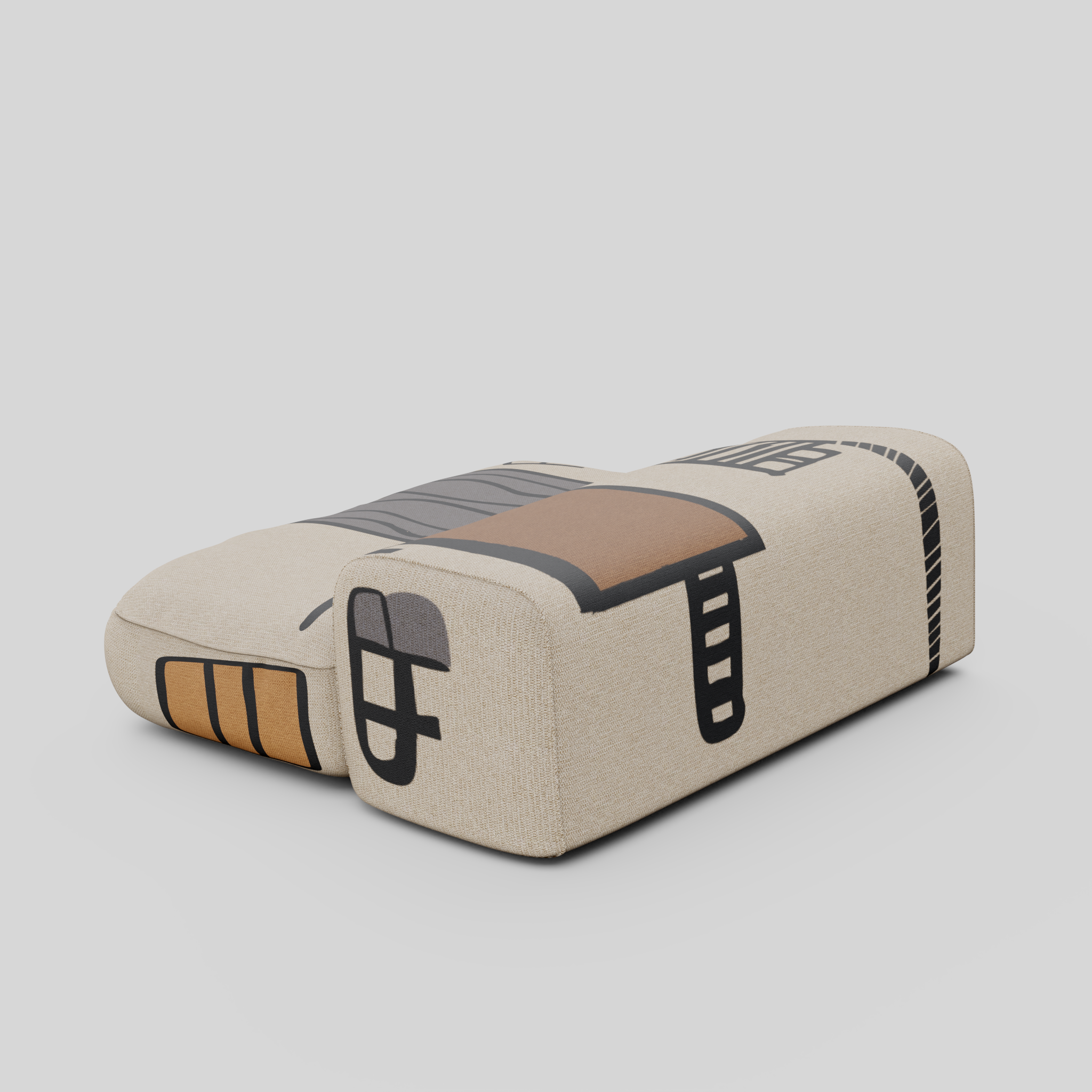 TRACE SKETCH - Modular Sofa "Seater Module"