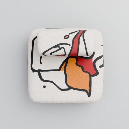 Vandal Modular Armchair: A Minimalist Canvas for Self-Expression