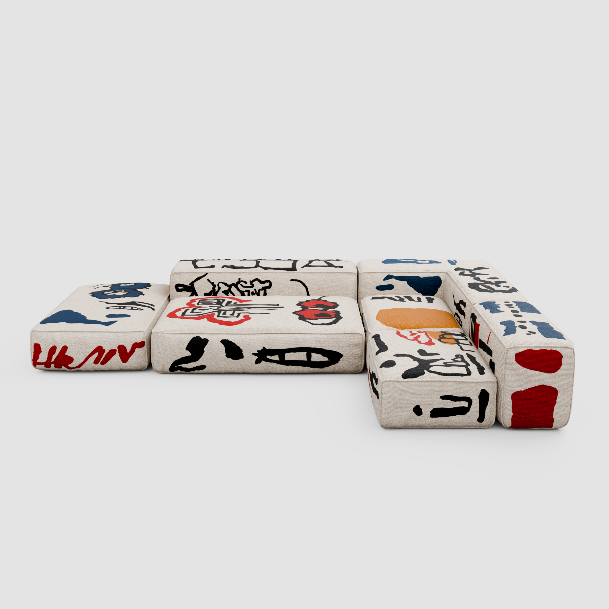 RAW CODE Modular Sofa: Architecture of the Urban Canvas