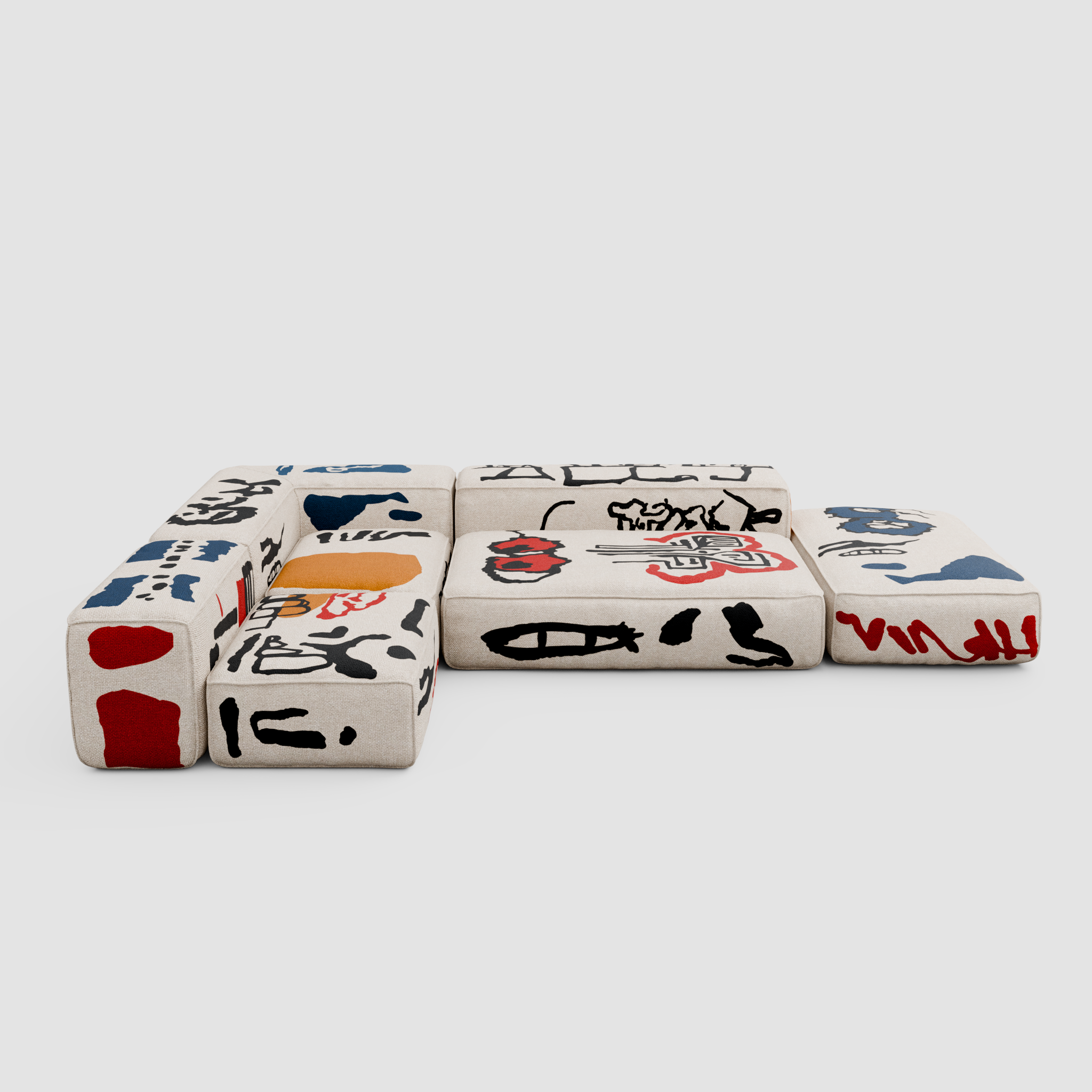 RAW CODE Modular Sofa: Architecture of the Urban Canvas
