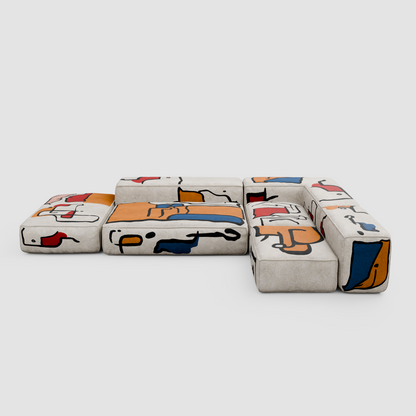 RAW JOY Modular Sofa: Architecture of the Urban Canvas