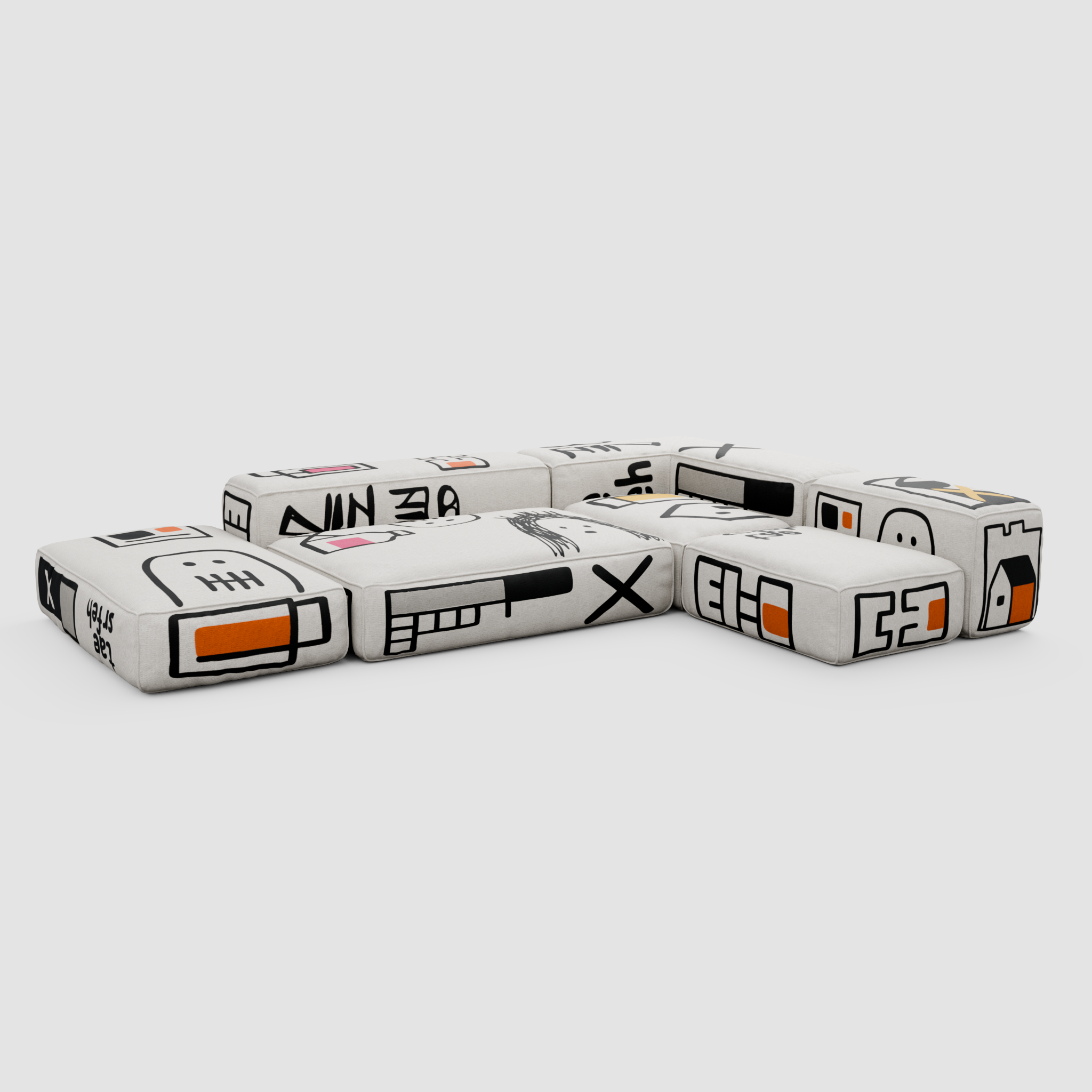 RAW NOVA Modular Sofa: Architecture of the Urban Canvas