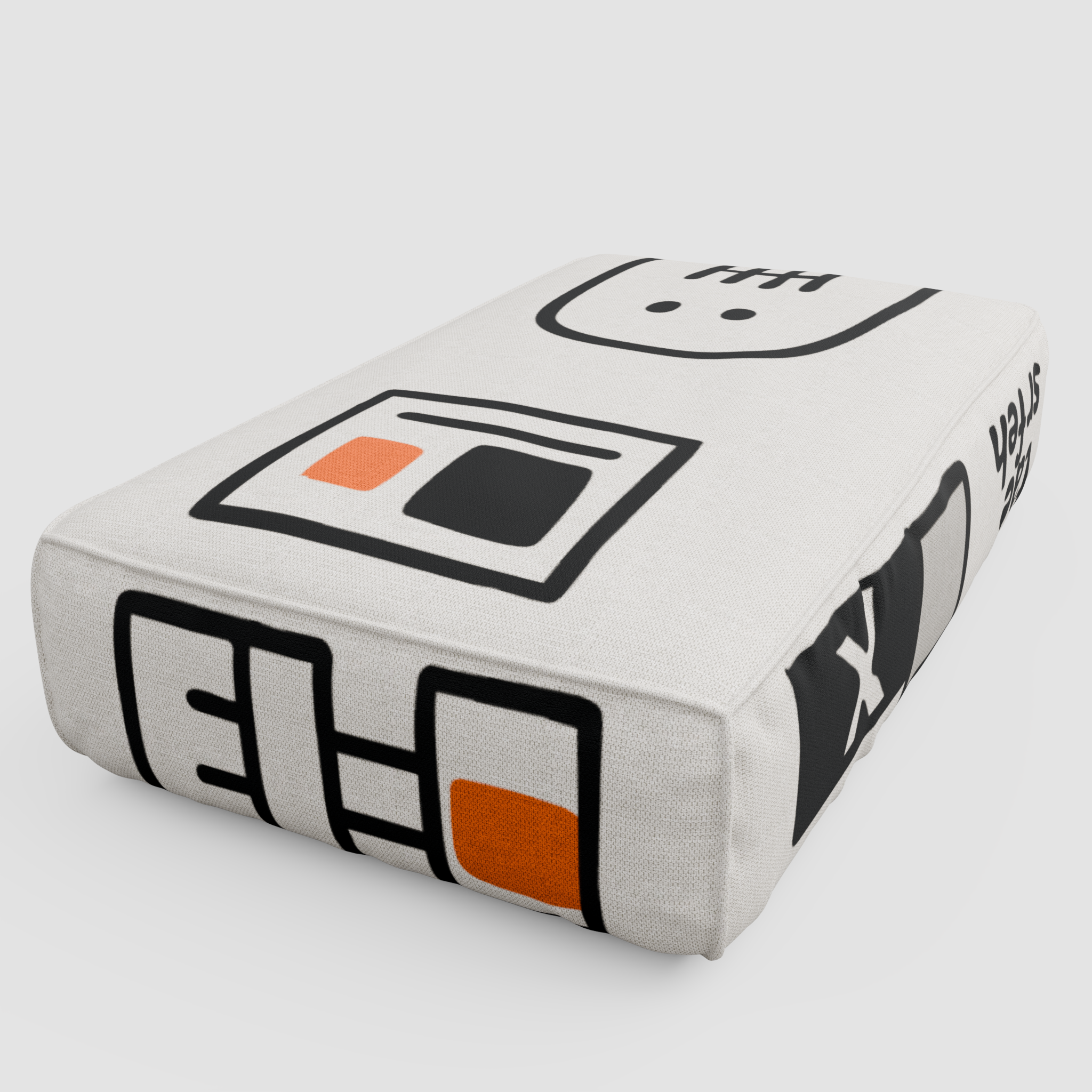 RAW NOVA Pouf: Standalone Art Object