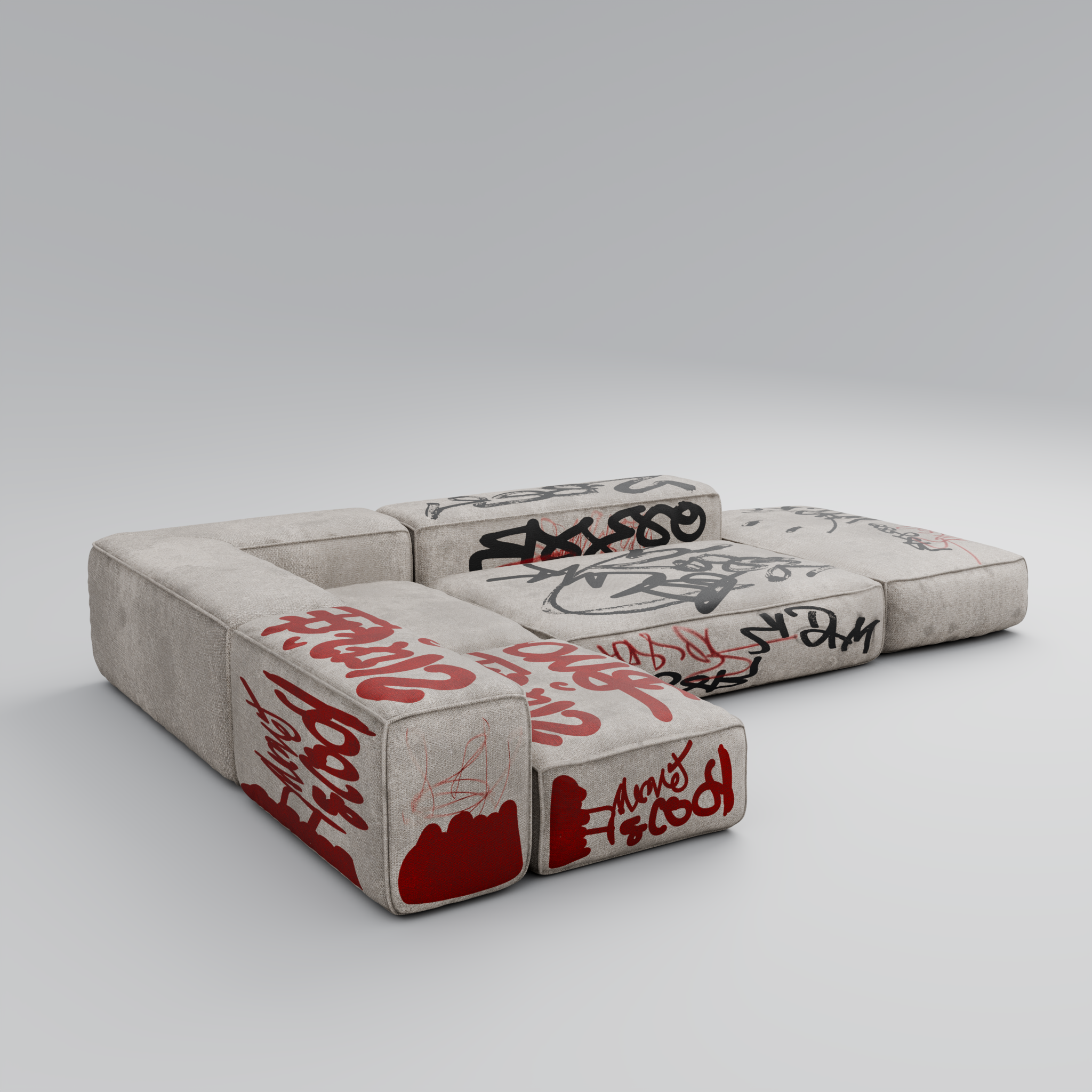 RAW Modular Sofa: Architecture of the Urban Canvas