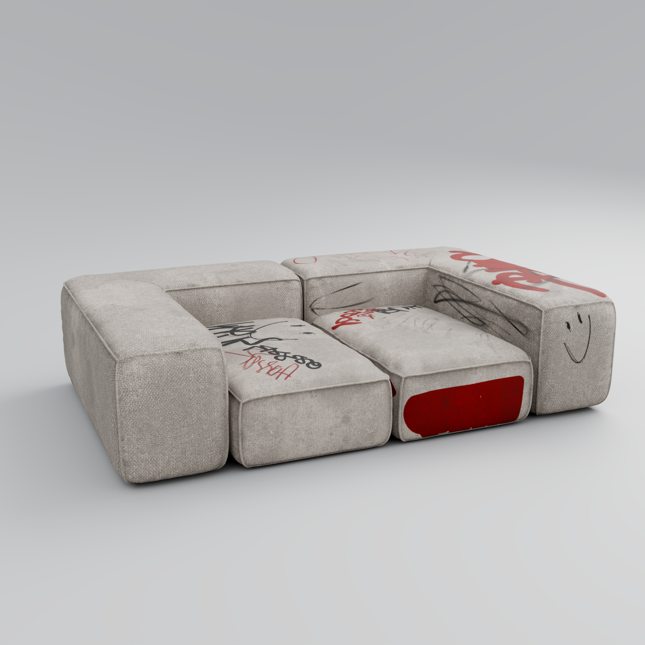 RAW Sofa (Tête-à-Tête): A Dialogue of Forms