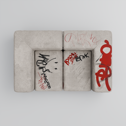 RAW Sofa (Tête-à-Tête): A Dialogue of Forms