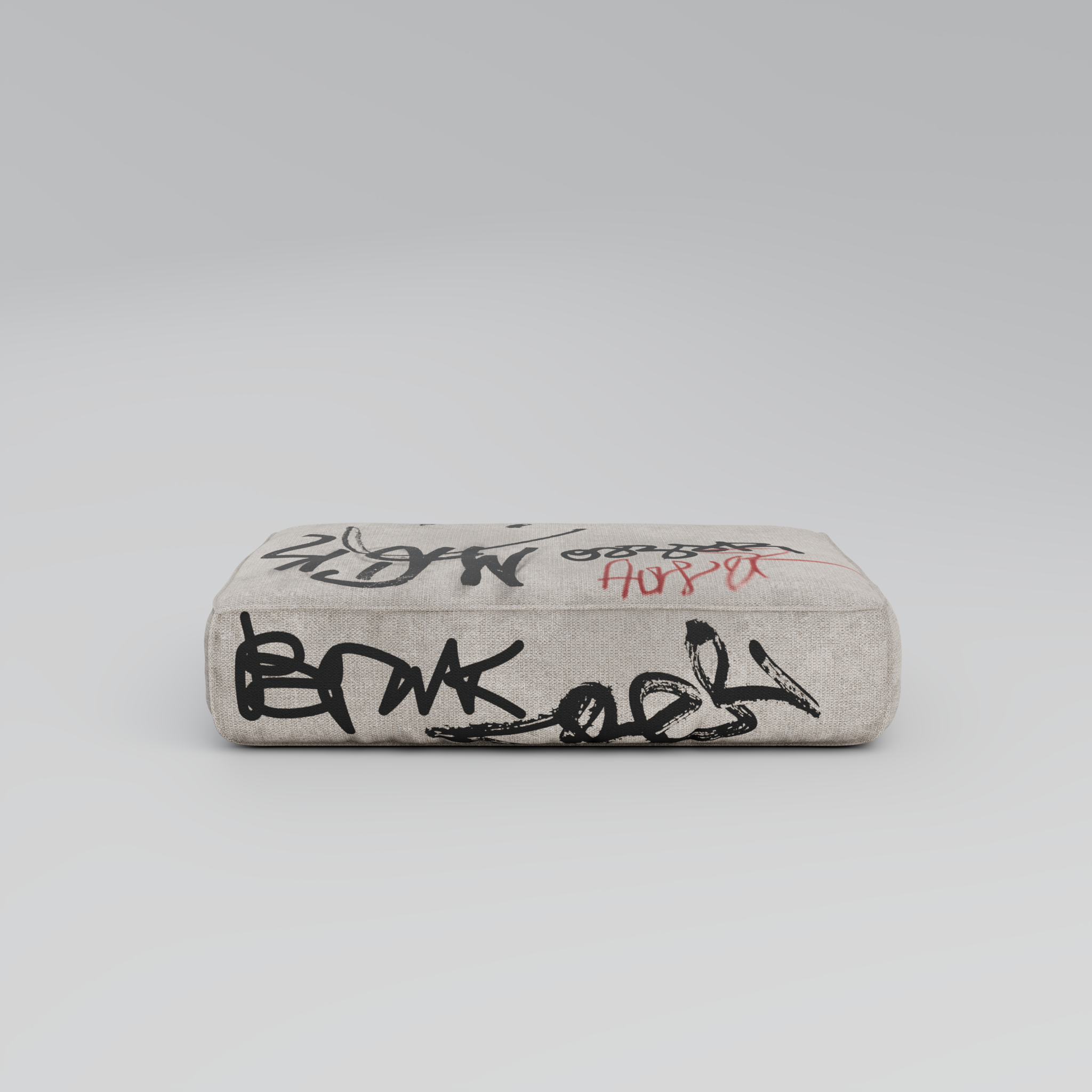 RAW Pouf: Standalone Art Object
