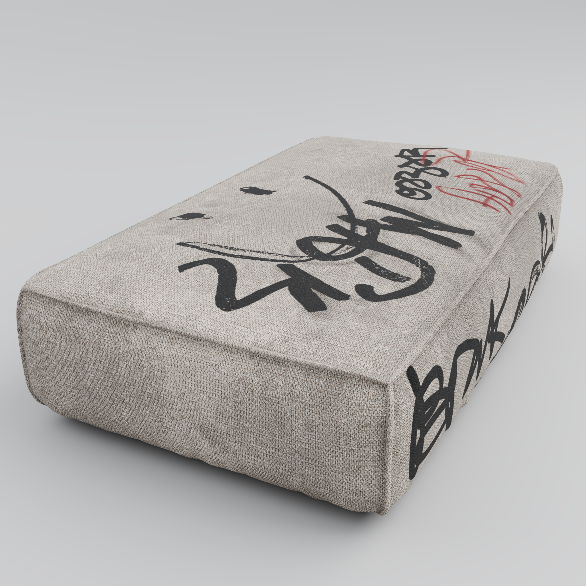RAW Pouf: Standalone Art Object