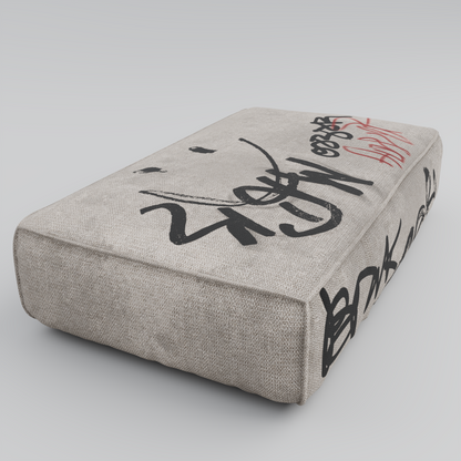 RAW Pouf: Standalone Art Object