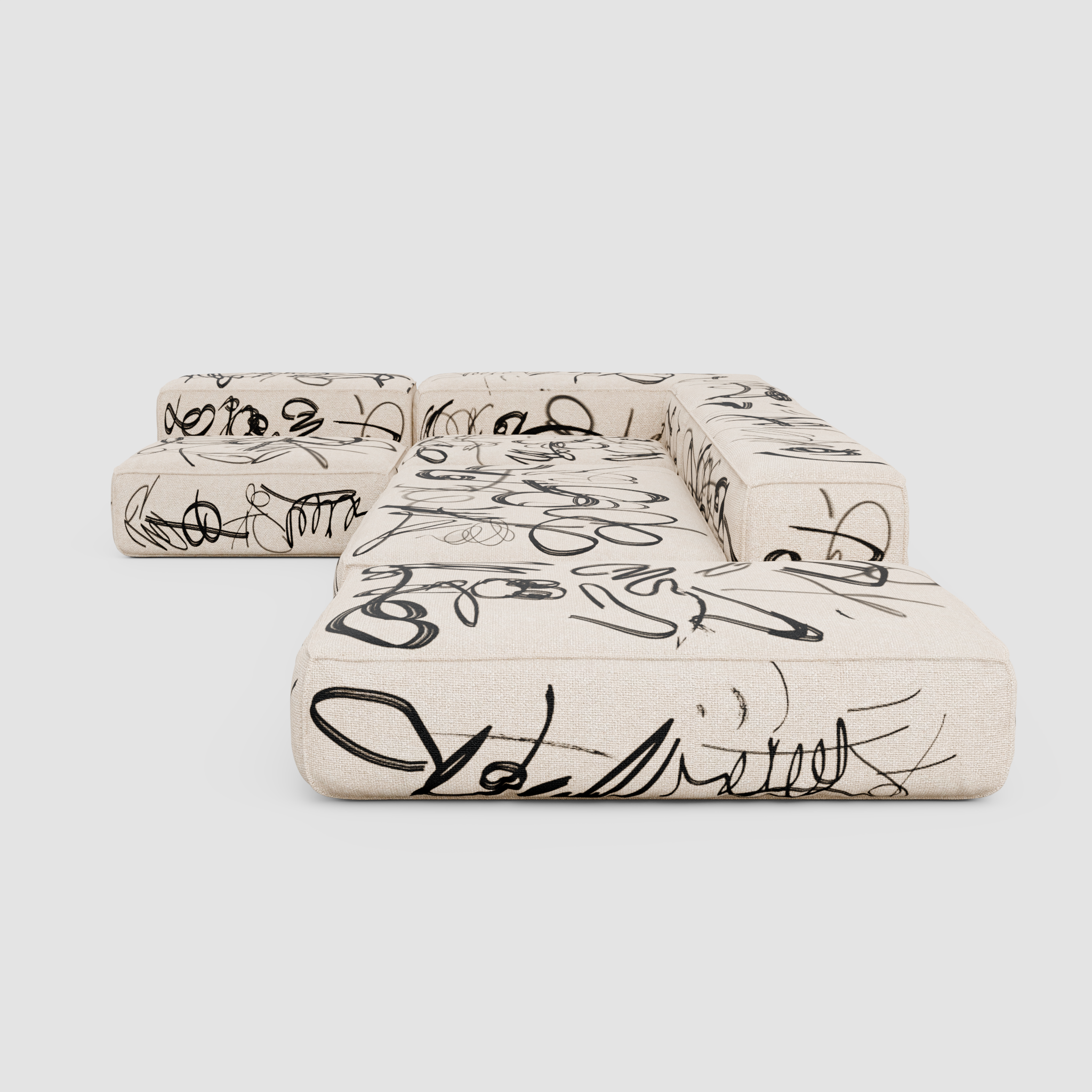 RAW VANDAL Modular Sofa: Architecture of the Urban Canvas