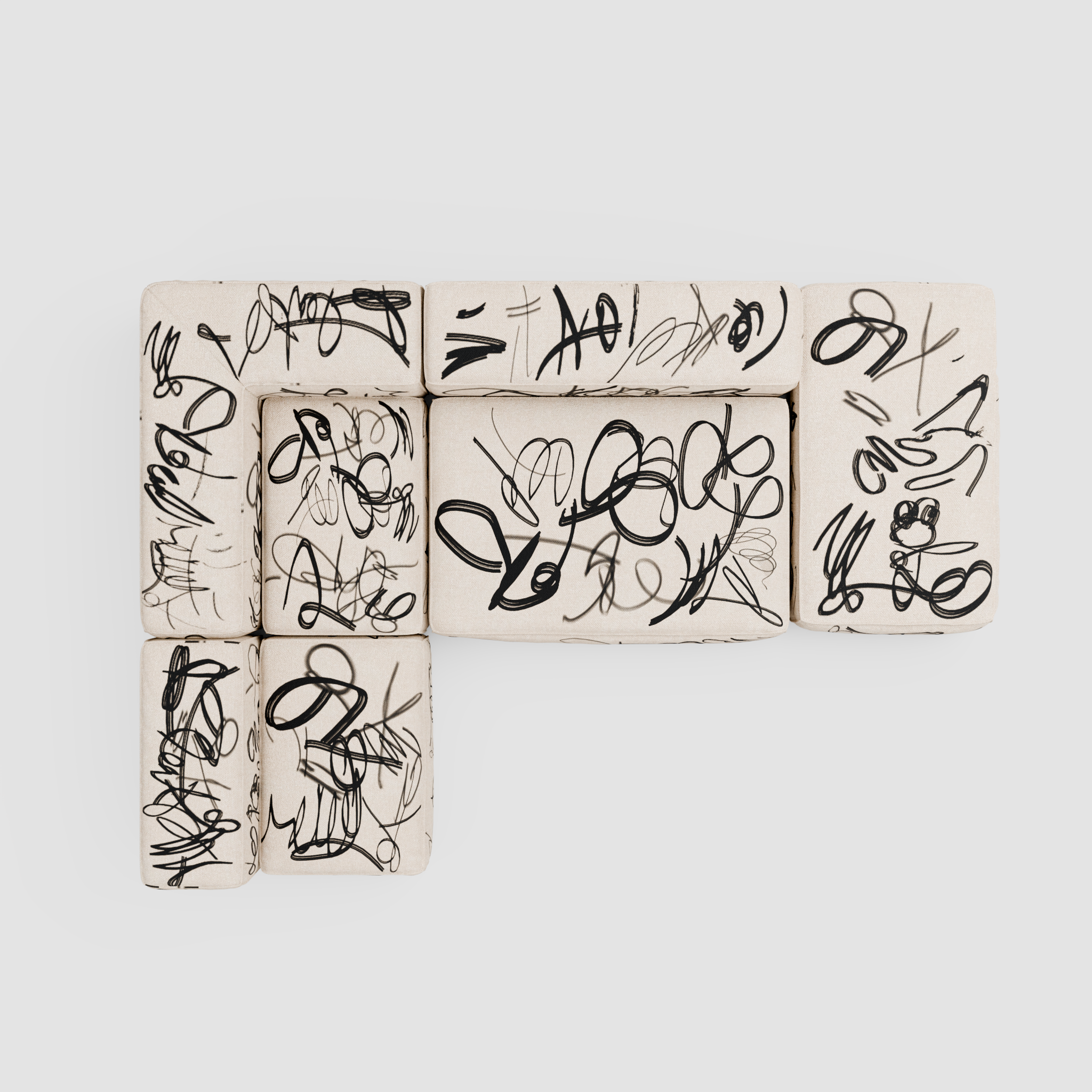 RAW VANDAL Modular Sofa: Architecture of the Urban Canvas