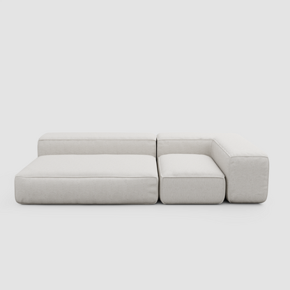 RAW TRACE Chaise Sofa (Duo): Urban Relaxation for Two