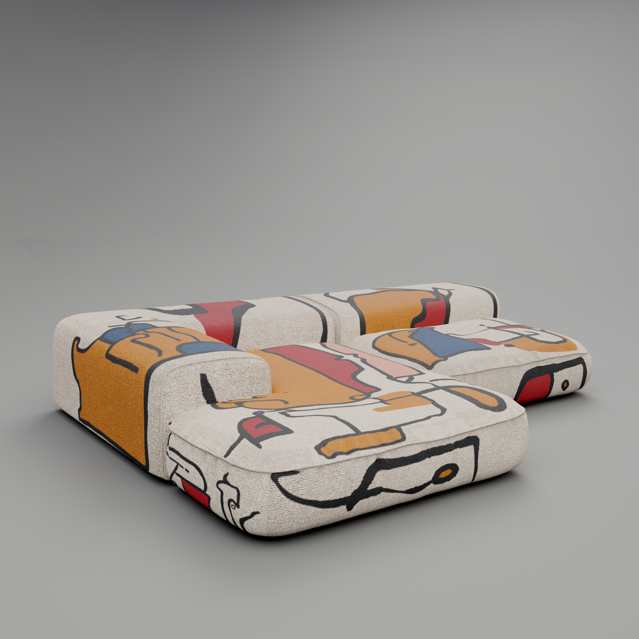 TRACE JOY Modular Sofa: An Artifact of Modern Joy