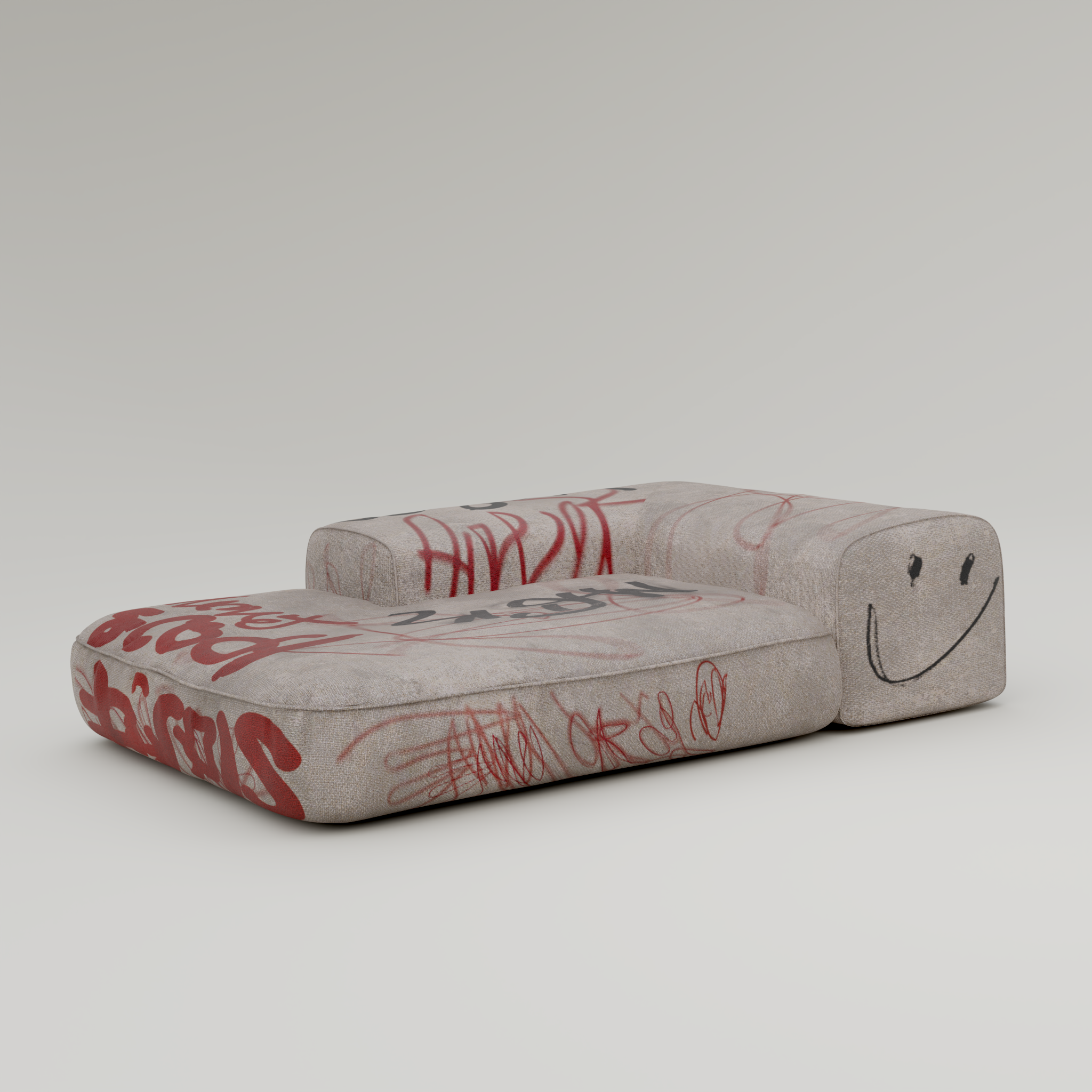 TRACE  RAW - Modular Sofa "Corner Module"